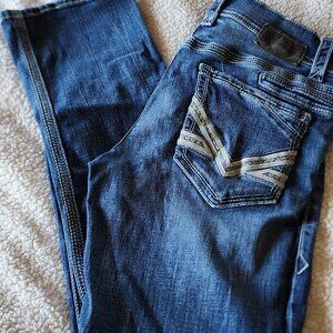 Mens Buckle Black Jeans